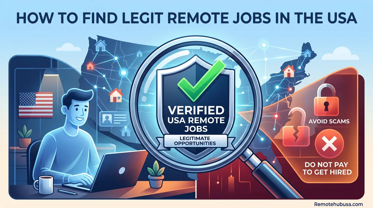 How to Find Legit Remote Jobs in the USA (Avoid Scams)